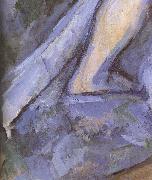 Paul Cezanne Detail of  Portrait of bather Sweden oil painting artist